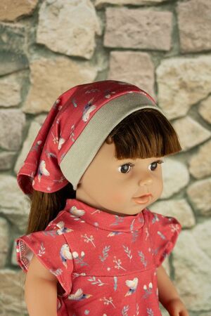 24 Modelle für Jersey Puppenkleidung 43 cm Puppen mit Schultüte