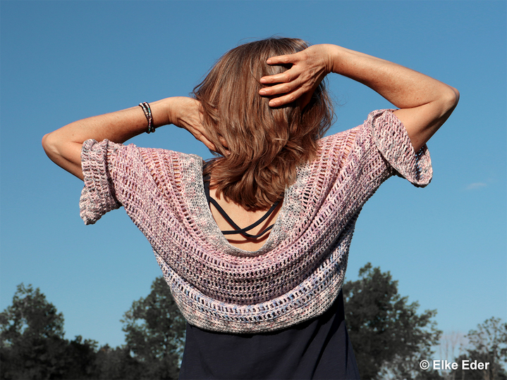 Seelenwärmer, Cardigan, Bolerojäckchen "Rosalia" - Häkelanleitung