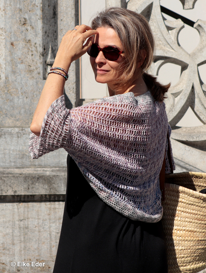 Seelenwärmer, Cardigan, Bolerojäckchen "Rosalia" - Häkelanleitung