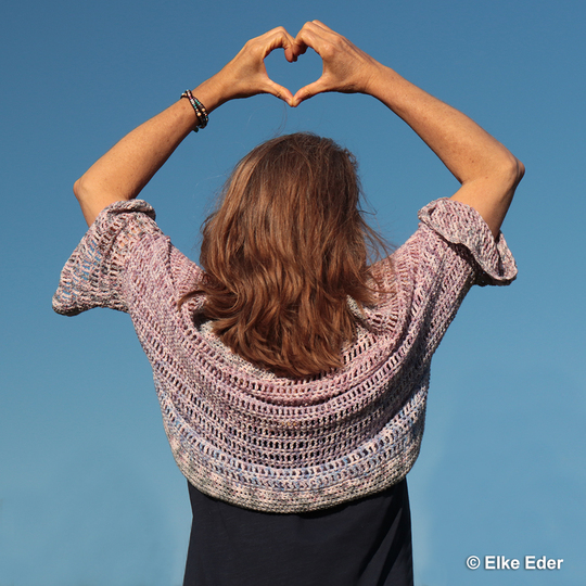 Seelenwärmer, Cardigan, Bolerojäckchen "Rosalia" - Häkelanleitung