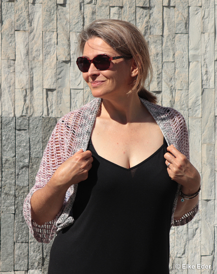 Seelenwärmer, Cardigan, Bolerojäckchen "Rosalia" - Häkelanleitung