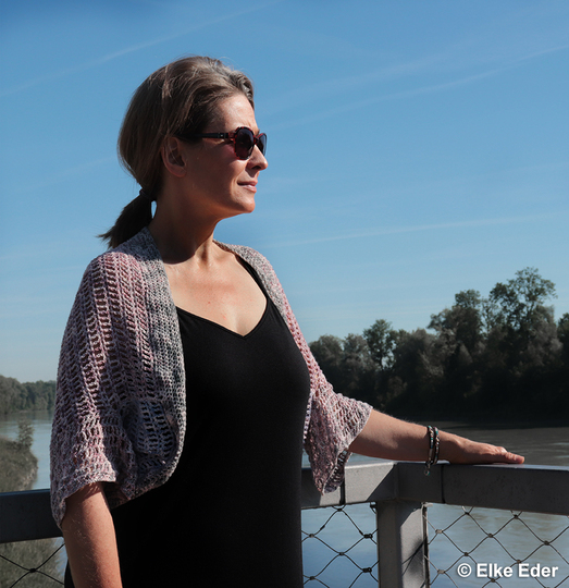 Seelenwärmer, Cardigan, Bolerojäckchen "Rosalia" - Häkelanleitung