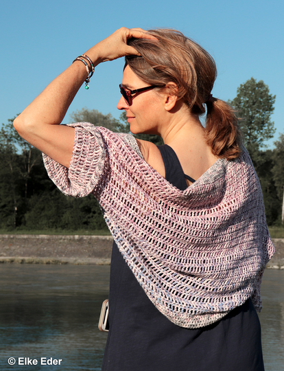 Seelenwärmer, Cardigan, Bolerojäckchen "Rosalia" - Häkelanleitung