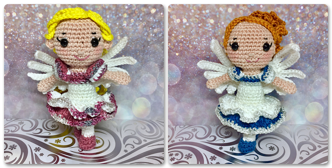 Anleitung für gehäkelte Puppe: Engel Elana (Deutsch)