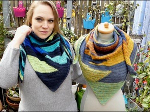 Häkelanleitung "1-2-3-Tuch"