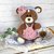 Crochet amigurumi pattern Plush Bear Brownie in outfit
