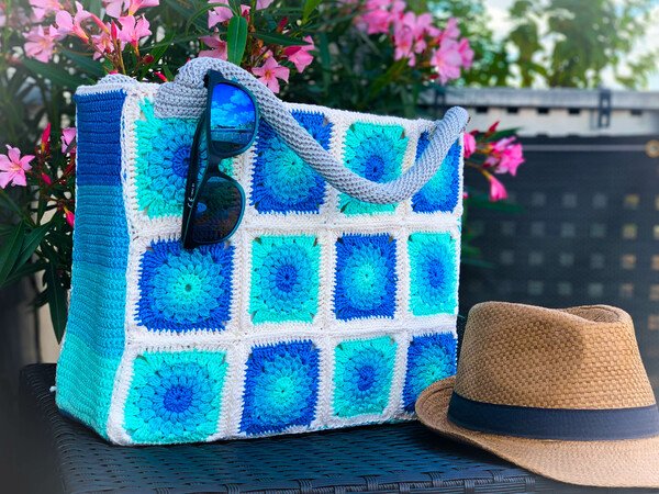 granny bag - summertime - crochet patterns