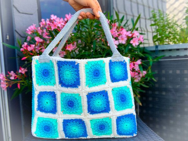 granny bag - summertime - crochet patterns