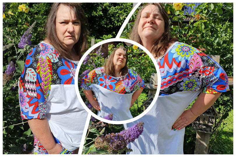 Asymmetrisches Kimono Shirt Schnittmuster von 34 - 56