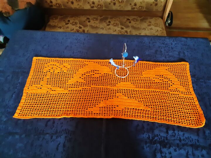 Tischläufer Delfine "Sunset"