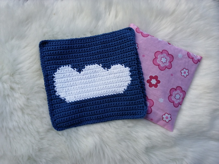  Häkelanleitung Hülle für Wärmekissen, Kirschkernkissen, Körnerkissen 