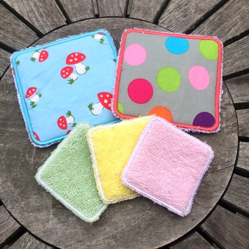 Abschminkpad Quadrat Set Stickdatei ITH 10x10 cm