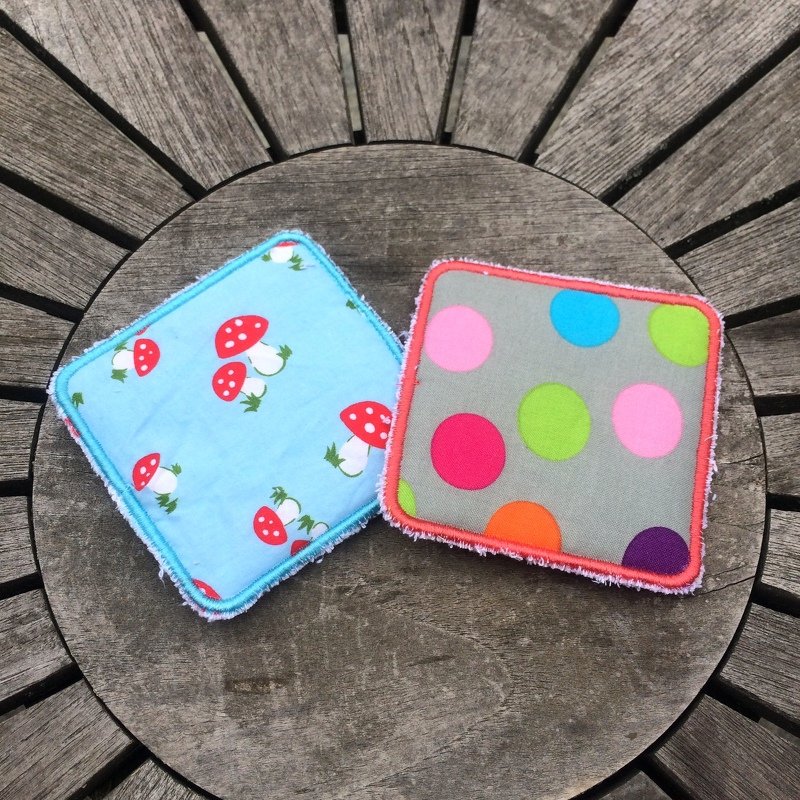 Abschminkpad Quadrat Set Stickdatei ITH 10x10 cm - Bild 4