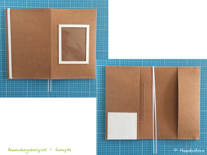 CARA Cover for EU Pet Passport sewing pattern for non-fraying fabrics