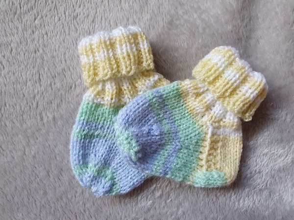 Strickanleitung Baby Set Schal, Mütze, Socken Größe 56/62