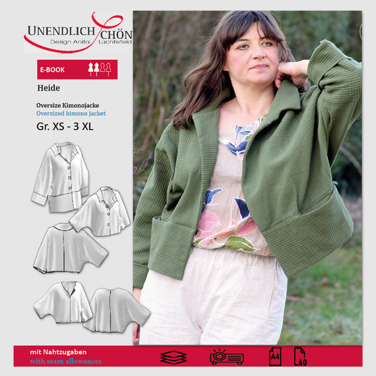 Heide Kimono Jacket overcize