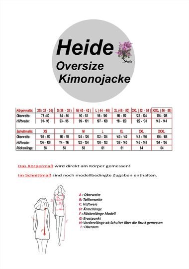 Heide Kimono Jacket overcize