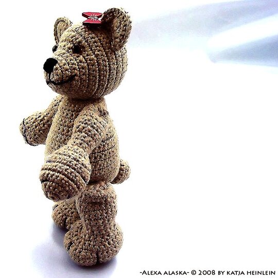 Bär PDF Häkelanleitung baer pattern Teddy Alexa von Katja Heinlein Anleitung häkeln bärchen tier häkelbär häkeltier ebook amigurumi teddy