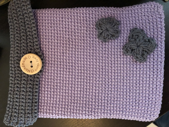 Häkelanleitung Tasche "Immer dabei" für E-Reader, Tablets, Smartphones