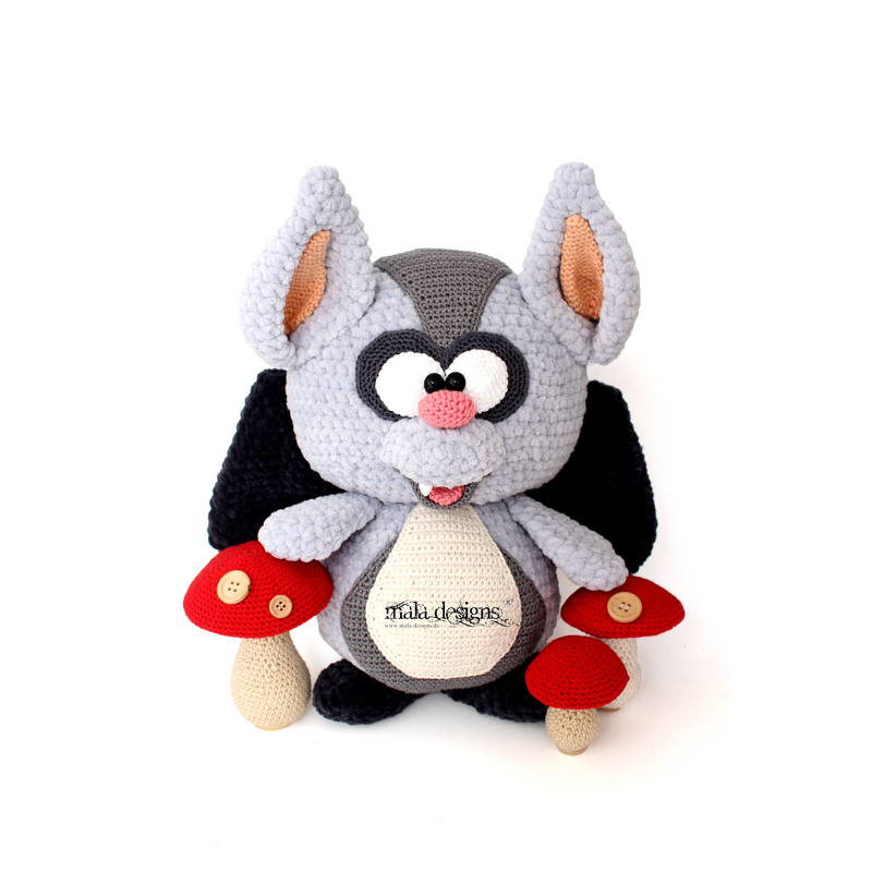 Bat with toadstools - Image 3