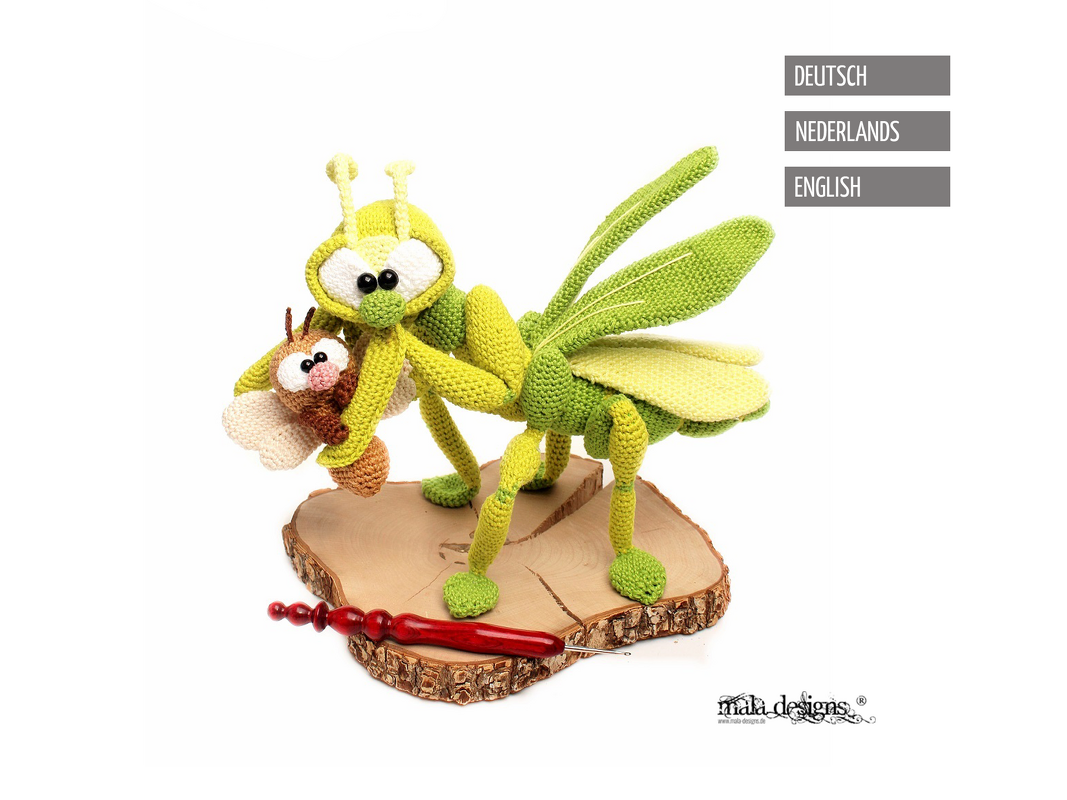 Gottesanbeterin MIT Wespe