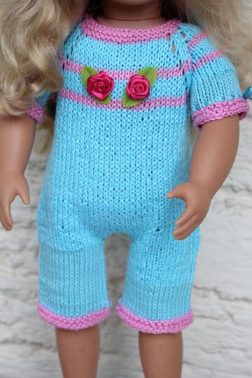 Dolls Overall Knitting Pattern