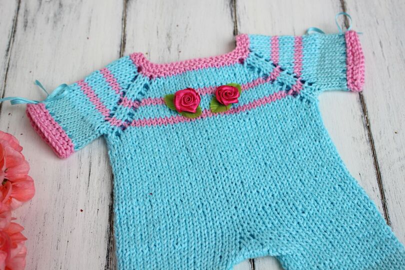 Dolls Overall Knitting Pattern