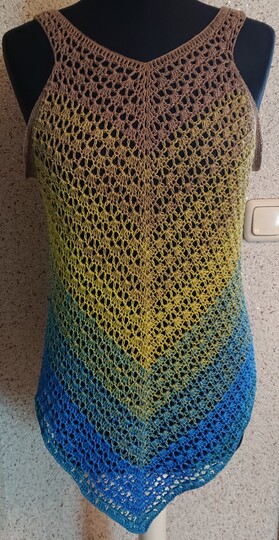 Kleid Ulla häkeln Hängerchen Top Shirt