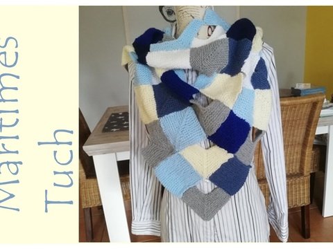 Supergran Tuch gestrickt - unendlich erweiterbar