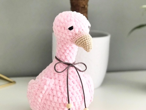 Häkelanleitung Candy Flamingo