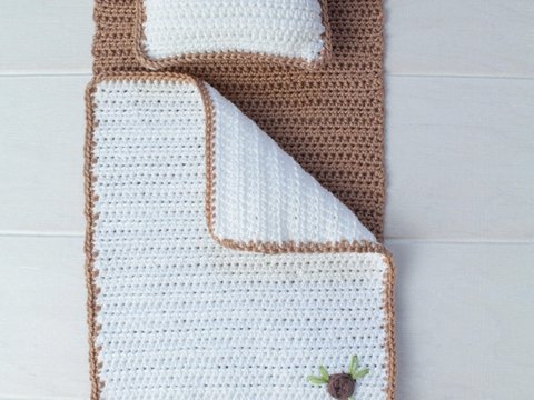 Häkelanleitung Bettzeug für Häschen Lilo und ihr Kuschelkater Karlchen