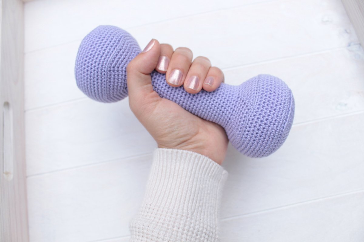 Häkelanleitung Hantel