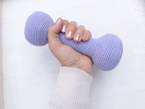 Häkelanleitung Hantel