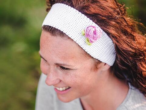 Häkelanleitung Haarband