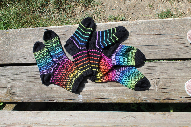 Anleitung Socken SommerRegen