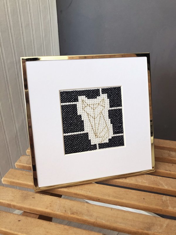 Stickdatei im Kreuzstich: Tiere im Origami-Style - Bild 3