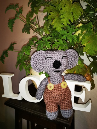 Häkelanleitung kleiner Koala