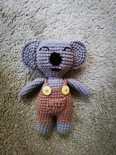 Häkelanleitung kleiner Koala