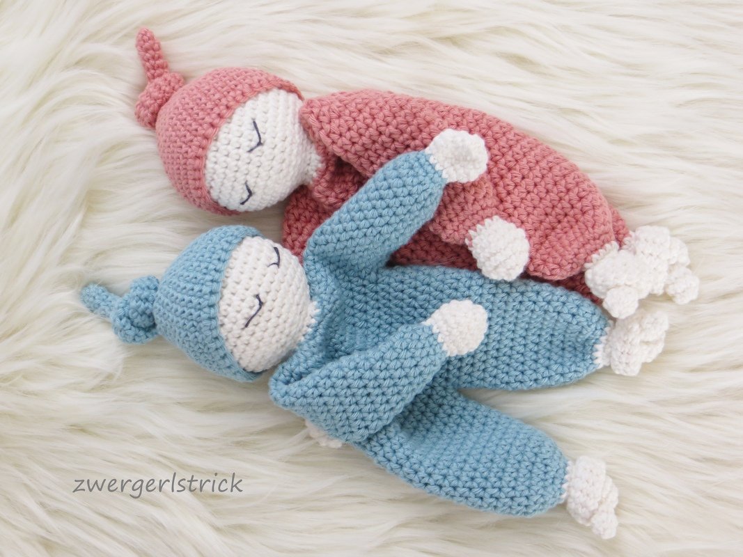 Häkelanleitung - Schlafpüppchen 'kleiner Zwerg'