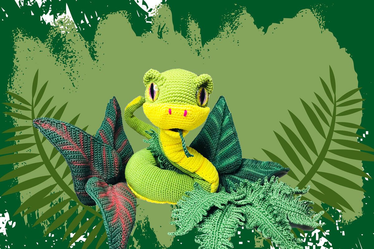 Anaconda - Kollektion Amazonas Häkelanleitung Amigurumi