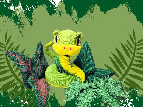 Anaconda - Kollektion Amazonas Häkelanleitung Amigurumi