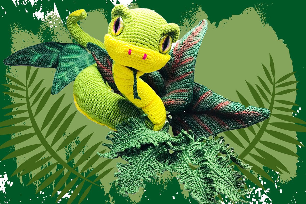 Anaconda - Kollektion Amazonas Häkelanleitung Amigurumi - Bild 3