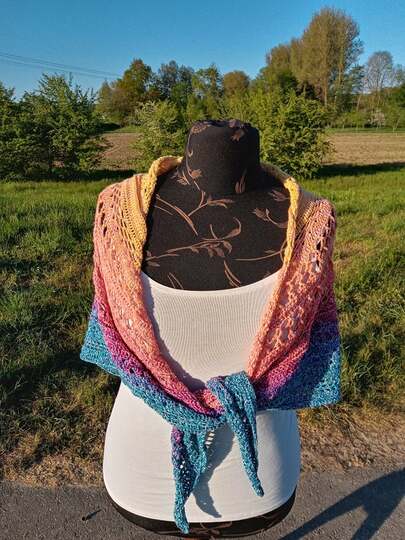 Anleitung Tuch Doppel-Symmi