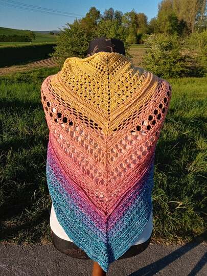 Anleitung Tuch Doppel-Symmi