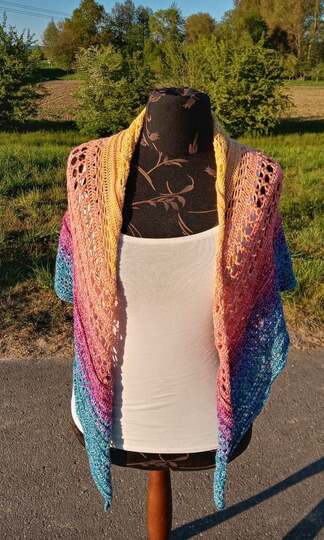 Anleitung Tuch Doppel-Symmi