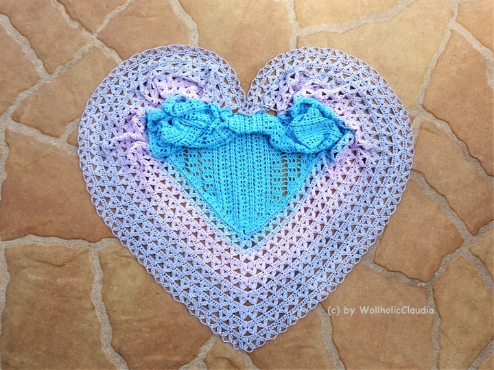 Häkelanleitung Dreieckstuch " Spitzbergen "