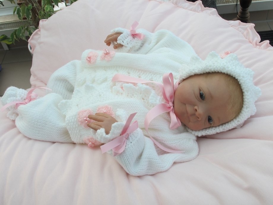 Sonderangebot Strickanleitungen 10 Stürck Gr. 50 für Baby und Reborn - Bild 10