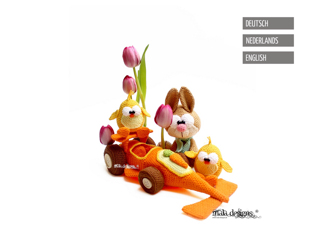 Möhrenflitzer MIT Fahrer und Boxenluder