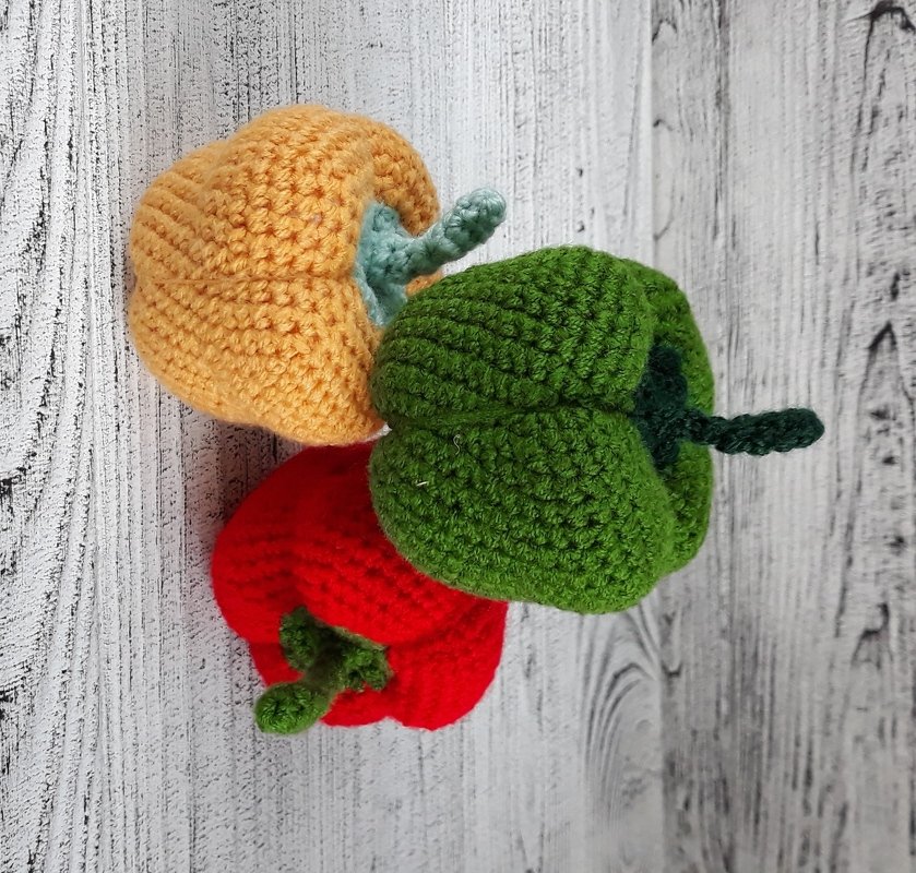 Red paprika crochet pattern - Image 4
