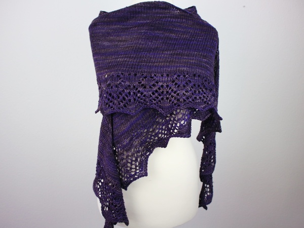 Knitting pattern shawl "Willow"
